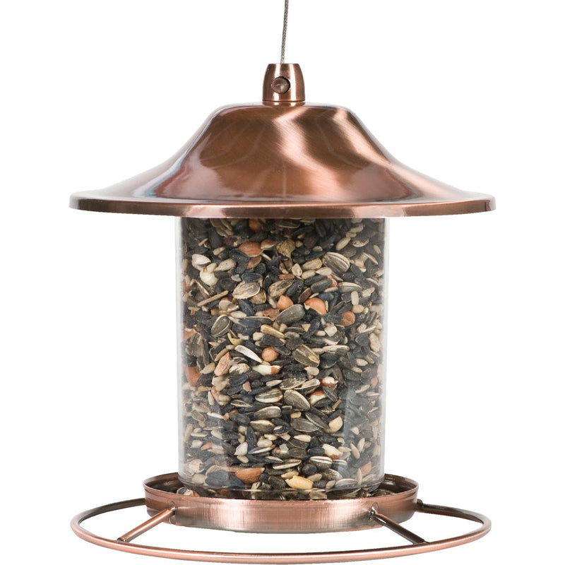 Perky Pet Copper Panorama Bird Feeder