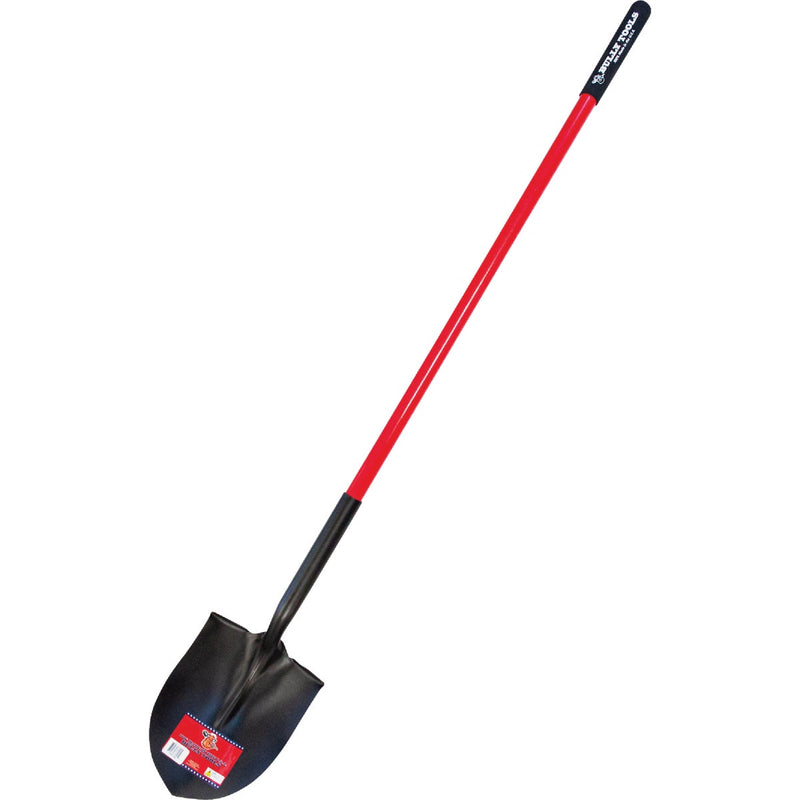 Bully Tools 50 In. Fiberglass Handle Round Point Shovel