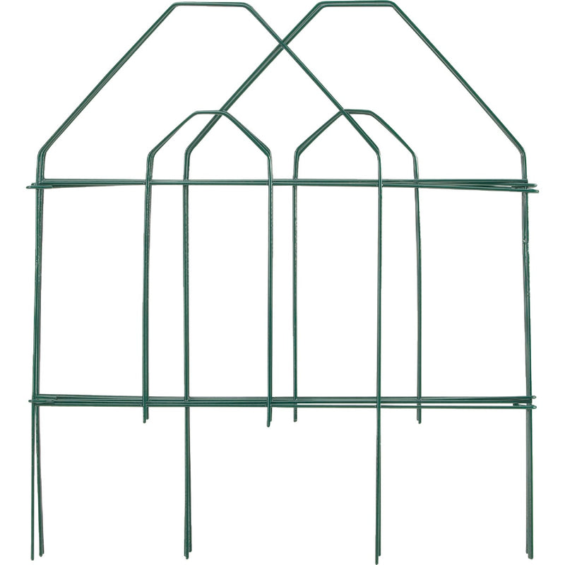 Best Garden 8 Ft. Green Galvanized Wire Folding Fence