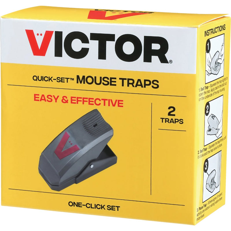 Victor Quick-Set Mechanical Mouse Trap (2-Pack)