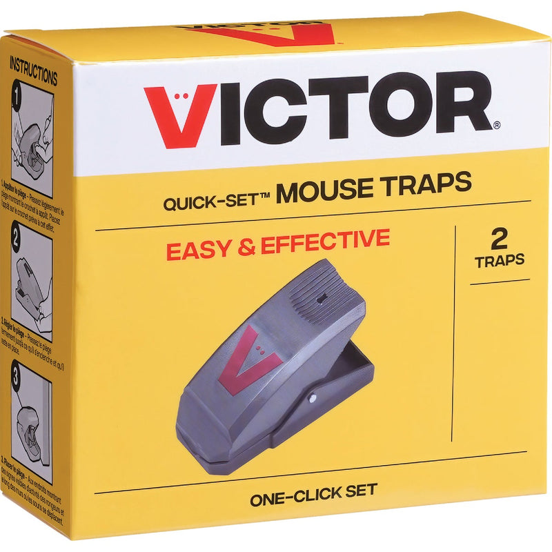 Victor Quick-Set Mechanical Mouse Trap (2-Pack)