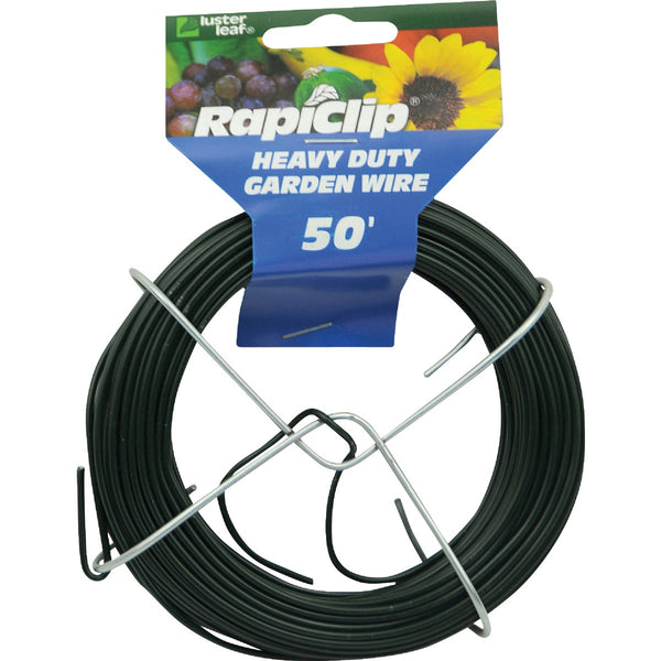 Rapiclip 50 Ft. Green Vinyl-Coated Heavy-Duty Garden Wire