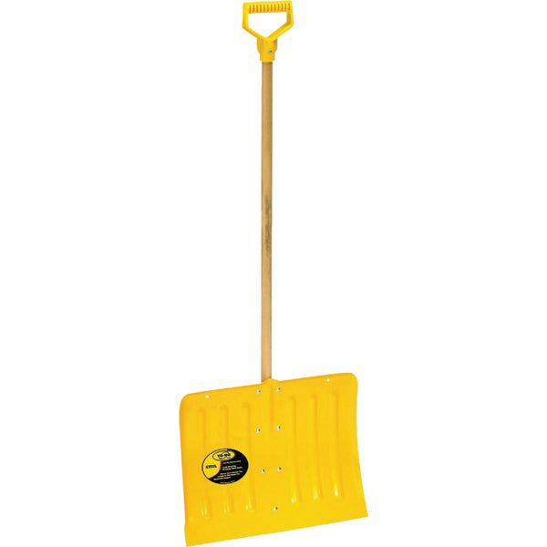 Yeoman 18 In. Steel Snow Shovel with 36 In. Wood Handle