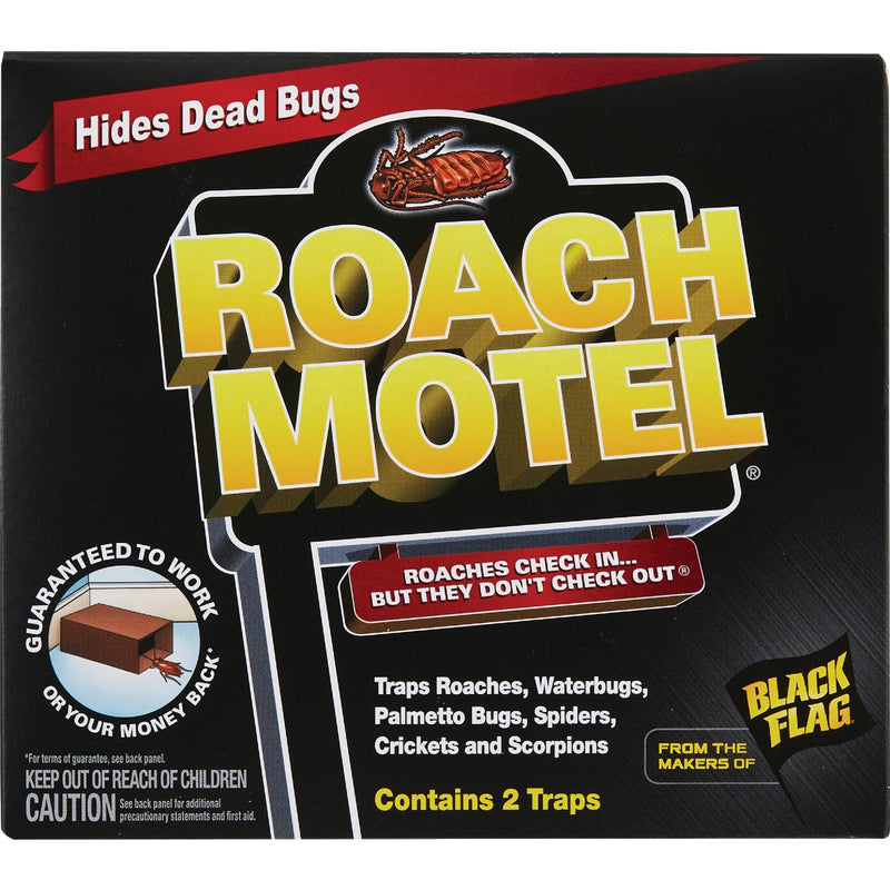 Black Flag Roach Motel Roach Bait & Glue Trap (2-Pack)