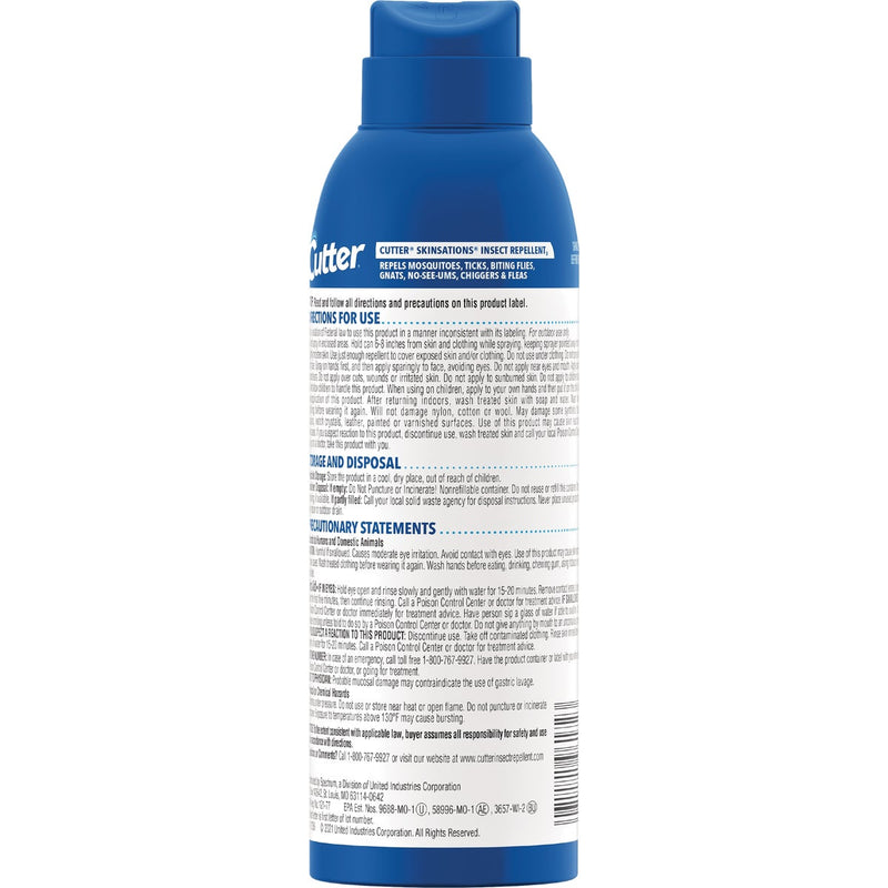 Cutter Skinsations 6 Oz. Insect Repellent Aerosol Spray