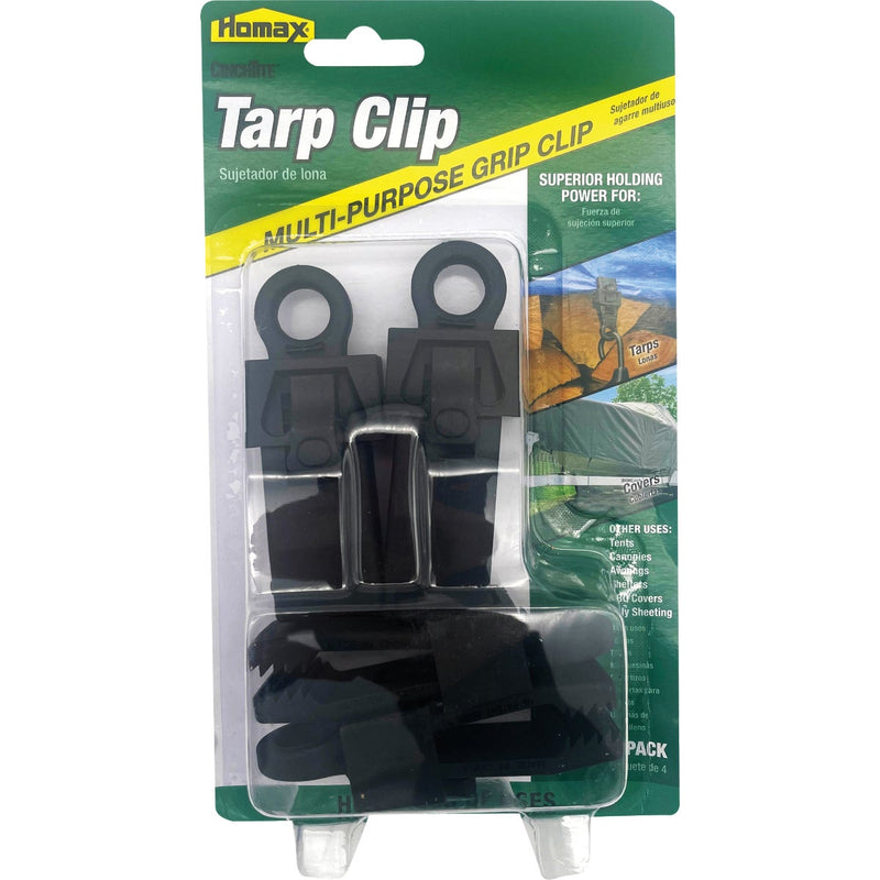 Homax Crocodile Clip Black Nylon Tarp Grabber