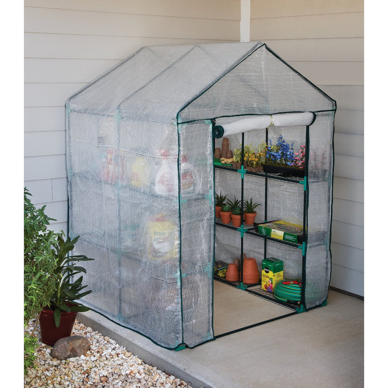 Best Garden 4 Ft. 8 In. W. x 6 Ft. 5 In. H. x 4 Ft. 8 In. D. Walk-In Greenhouse