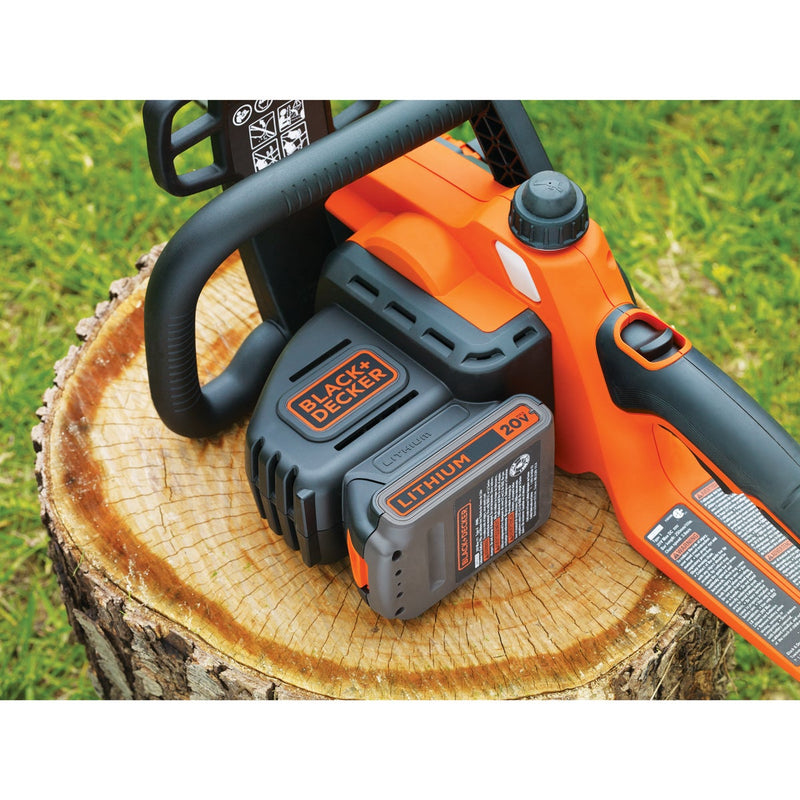 Black & Decker 10 In. 20V MAX Lithium Ion Cordless Chainsaw