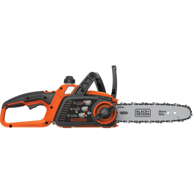 Black & Decker 10 In. 20V MAX Lithium Ion Cordless Chainsaw