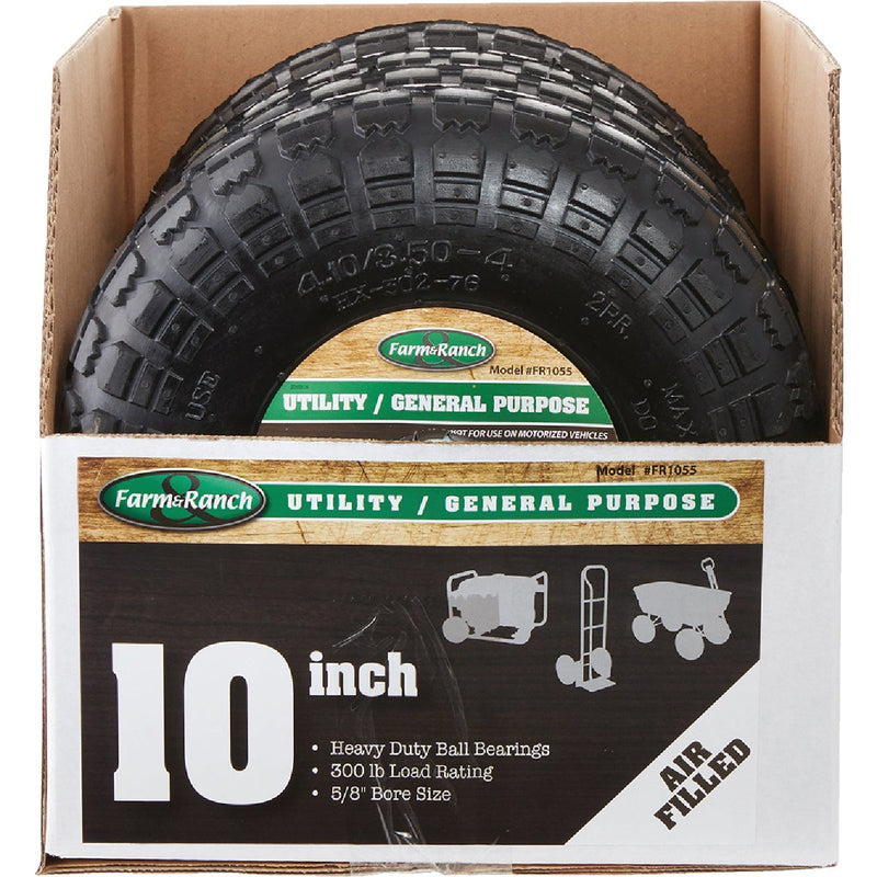 Farm & Ranch 10 In. 300 Lb. Weight Capacity Wheel And Tire