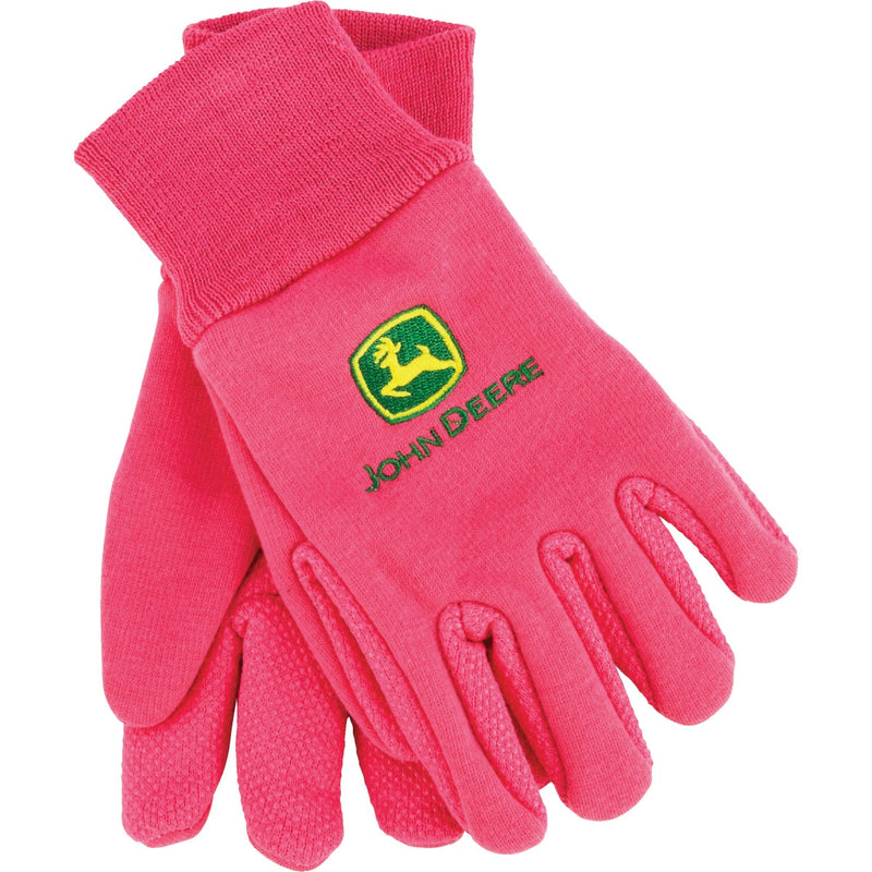 John Deere Youth Jersey Glove, Pink