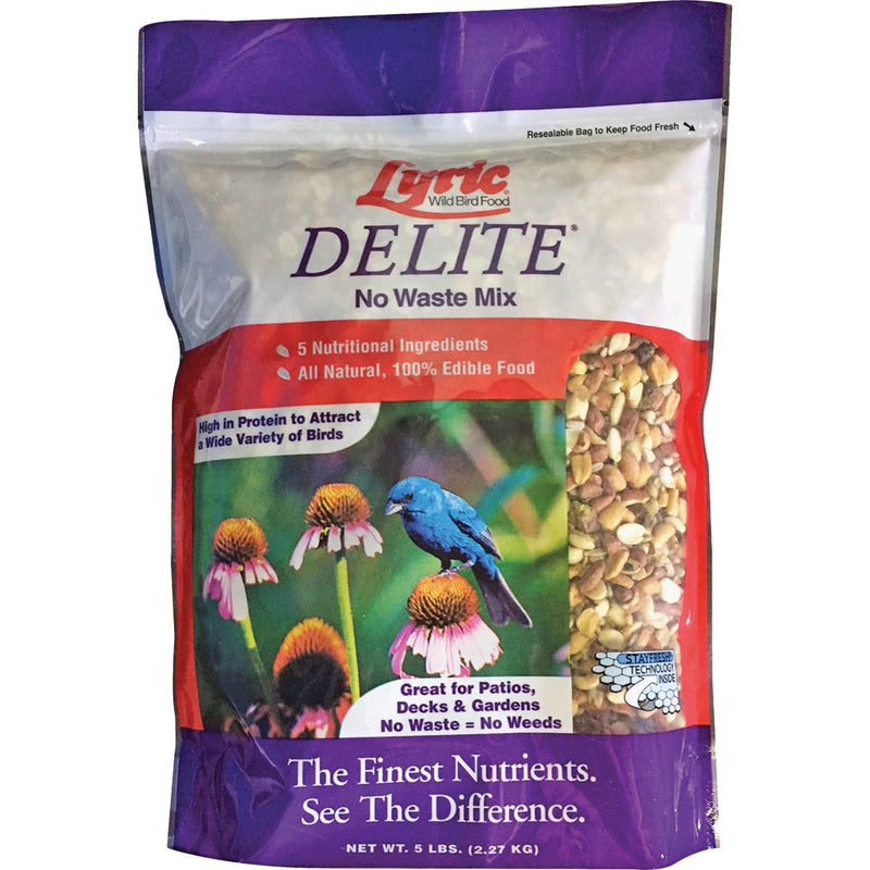 Lyric Delite 5 Lb. High Protein No Waste Mix Bird Food