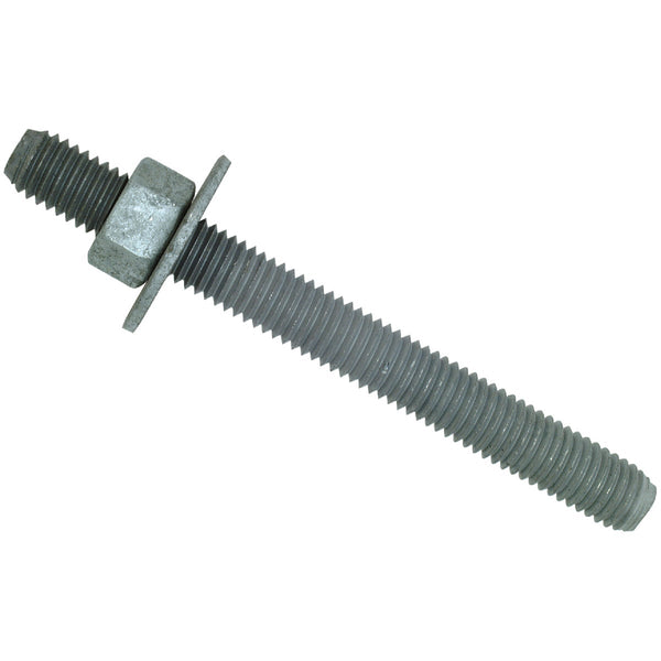 Simpson Strong-Tie #4 1/2 In. x 5 In. Hot-Dip Galvanized Retrofit Bolt (2-Count)