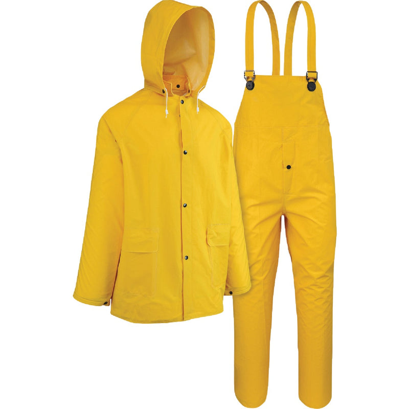 Boss 3XL 3-Piece Yellow PVC Rain Suit