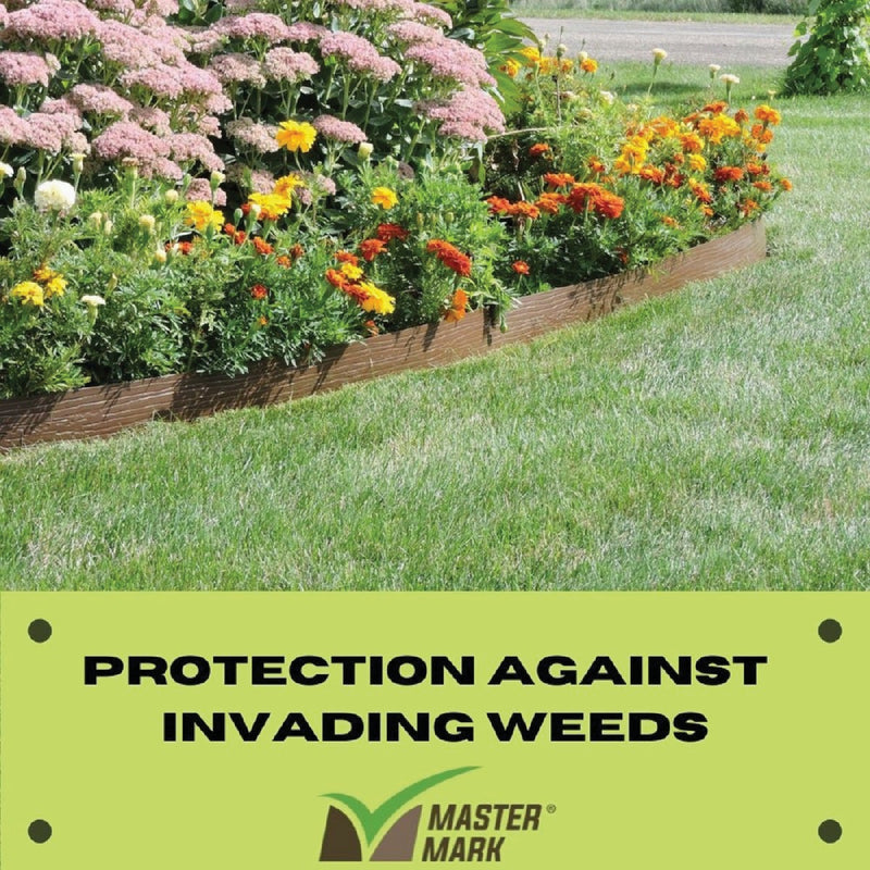 Master Mark 4 In. H. x 40 Ft. L. Brown Terrace Board Lawn Edging