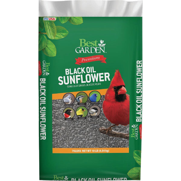 Best Garden 10 Lb. Black Oil Sunflower Wild Bird Seed