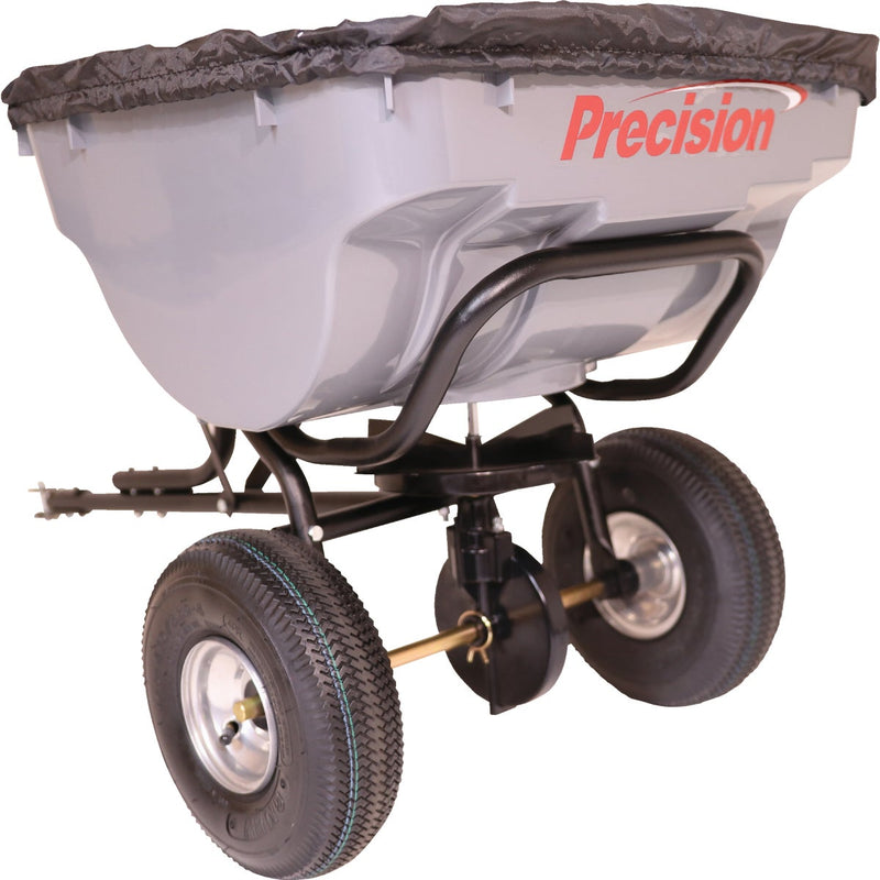 Precision 100 Lb. Tow Broadcast Spreader with Cover