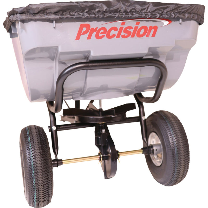 Precision 100 Lb. Tow Broadcast Spreader with Cover