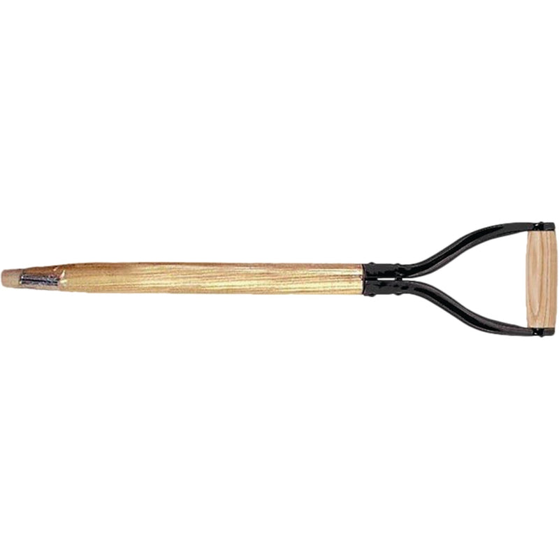 Link 30 In. x 1-1/2 In. Dia. Steel D-Grip Wood Straight Shovel Replacement Handle