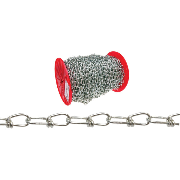 Campbell #1 125 Ft. Zinc-Plated Low-Carbon Steel Coil Chain