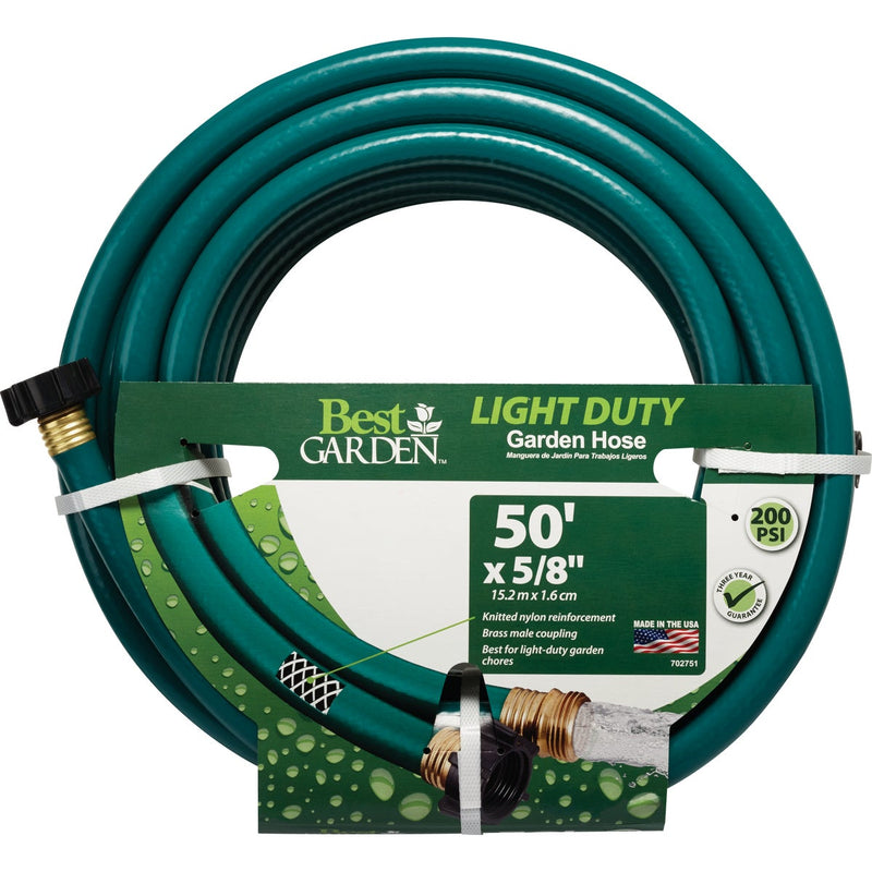 Best Garden 5/8 In. Dia. x 50 Ft. L. Light-Duty Garden Hose