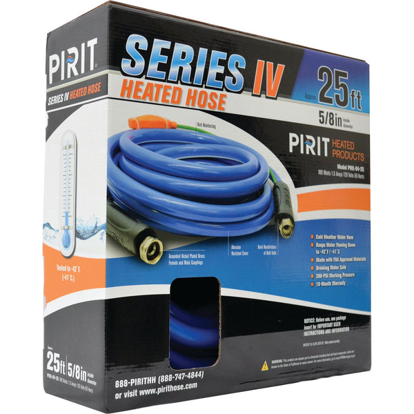 Pirit 5/8 In. Dia. x 25 Ft. L. Heated Water Hose