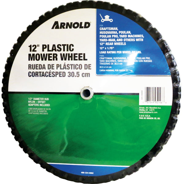 Arnold 12 In. Plastic Mower Wheel