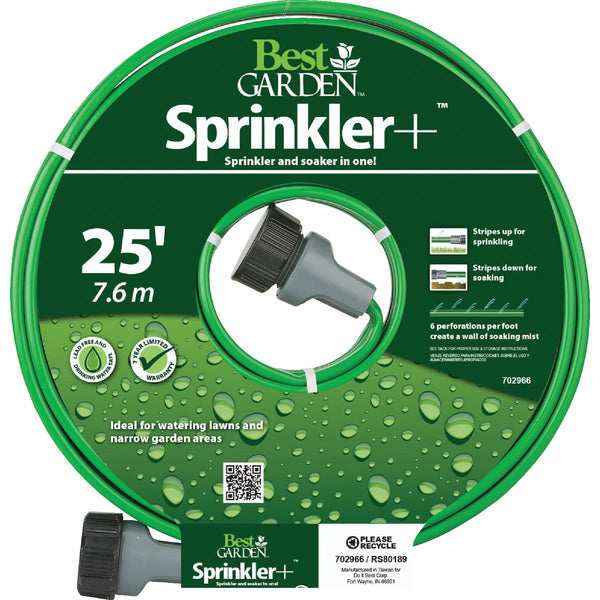 Best Garden 5/8 In. Dia. x 25 Ft. L. Drinking Water Safe Sprinkler Hose