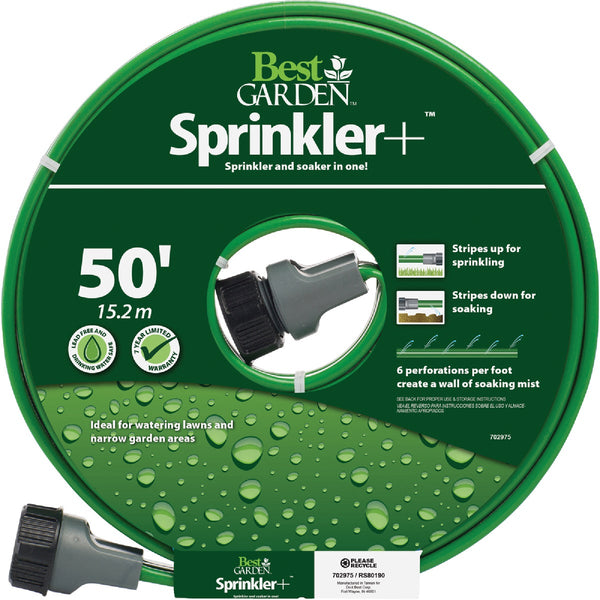 Best Garden 5/8 In. Dia. x 50 Ft. L. Drinking Water Safe Sprinkler Hose