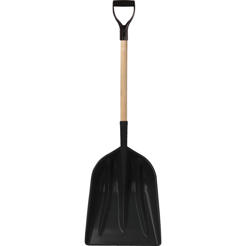 Garant 14.25 In. Poly Snow Scoop with 27.5 In. Wood Handle