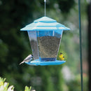 More Birds Plastic 6.6 Lb. Capacity Square Seed Hopper Bird Feeder