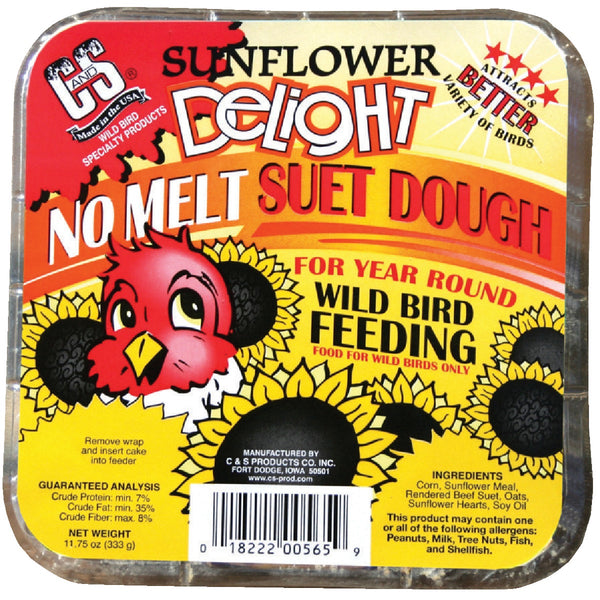 C&S 11.75 Oz. Sunflower Delight No Melt Suet Dough