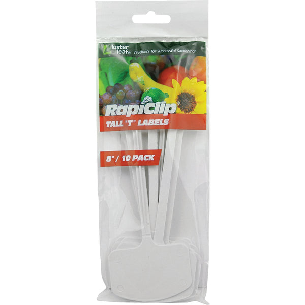 Rapiclip 8 In. Plastic Plant & Garden Marker T-Label (10-Pack)