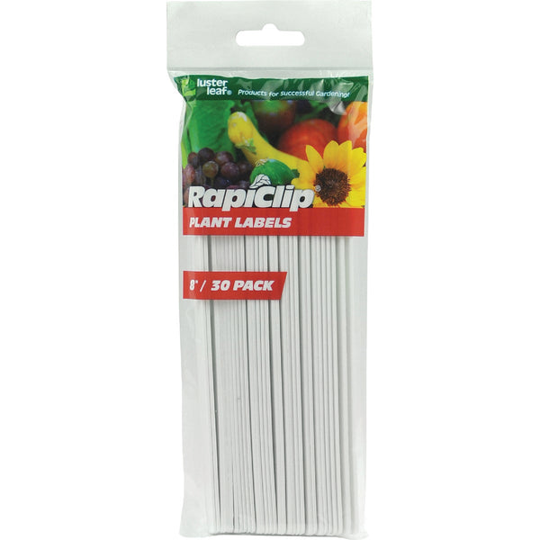 Rapiclip 8 In. Plastic Garden Marker Plant Label (30-Pack)