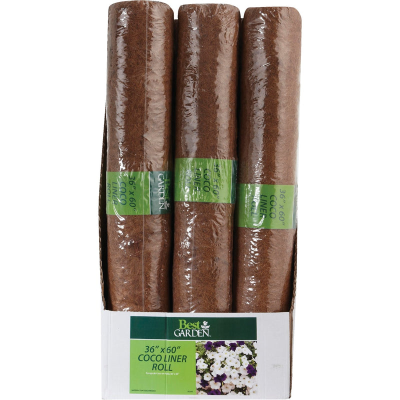 Best Garden 36 In. x 60 In. Coco Roll Plant Liner