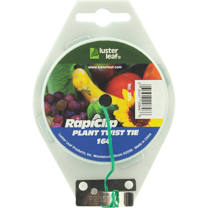 Rapiclip 164 Ft. Green Plastic Coated Galvanized Wire Twist Tie