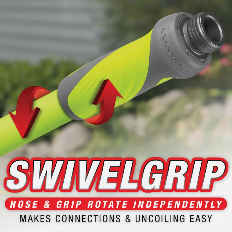 Flexzilla 5/8 In. Dia. x 50 Ft. L. Drinking Water Safe Garden Hose with SwivelGrip Connections