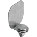 National DP5408 Galvanized Round Rail Steel Barn Door Rail End Cap