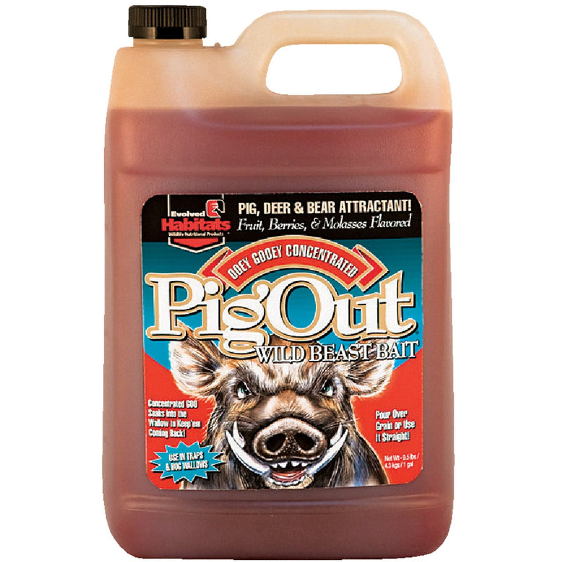 Evolved Habitats Pig Out 1 Gal. Concentrated Liquid Hog Attractant