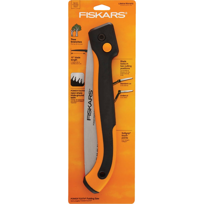 Fiskars Power Tooth Softgrip 10 In. Folding Pruning Saw