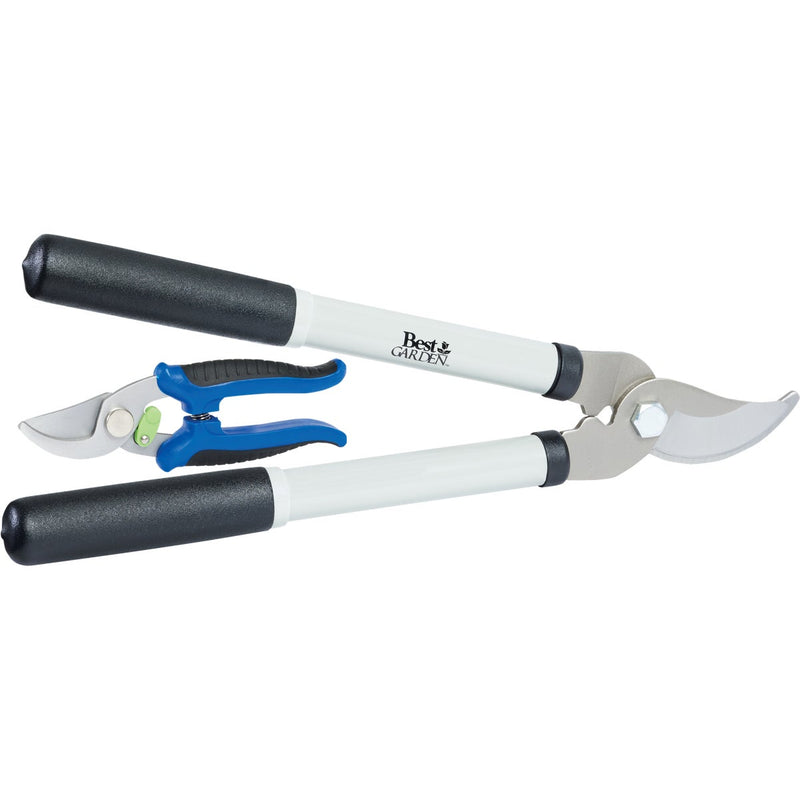 Best Garden 15 In. Bypass Lopper & 7 In. Bypass Pruner Combo