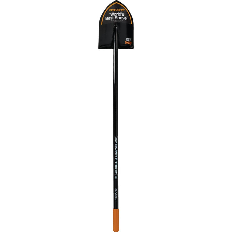 Fiskars 57.5 In. Steel Handle Round Point Shovel