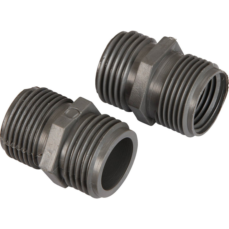 Raindrip 3/4, 1/2 In. Tubing 3-Way Threaded Coupling (2-Pack)