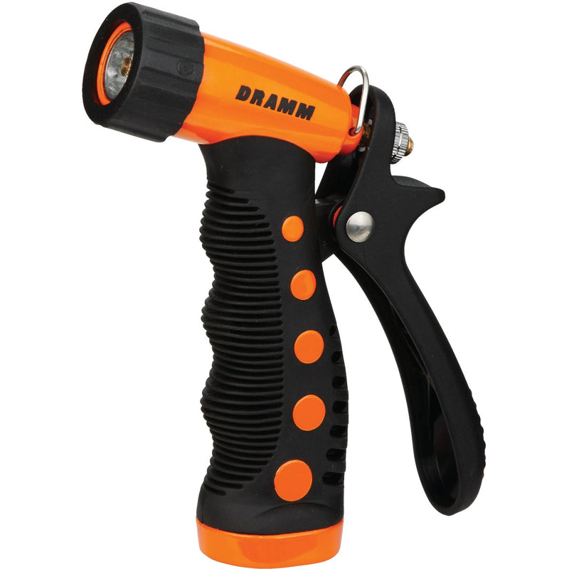 Dramm Heavy-Duty Metal Pistol Nozzle, Orange