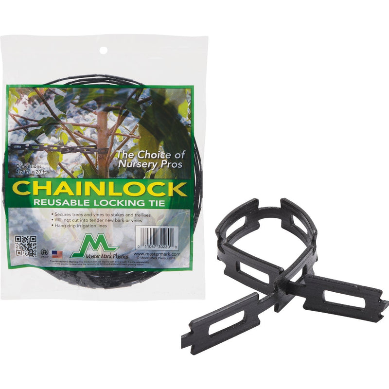 Master Mark 1/2 In. W. x 20 Ft. L. 100% Recycled Post Consumer Plastic Black Tree Support