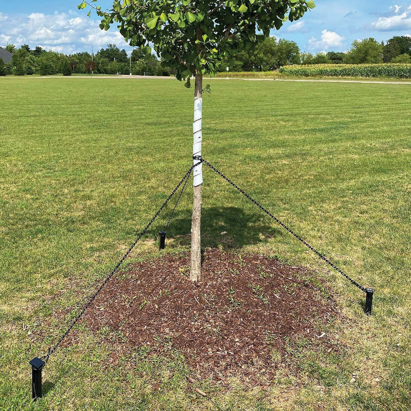 Master Mark 1/2 In. W. x 20 Ft. L. 100% Recycled Post Consumer Plastic Black Tree Support