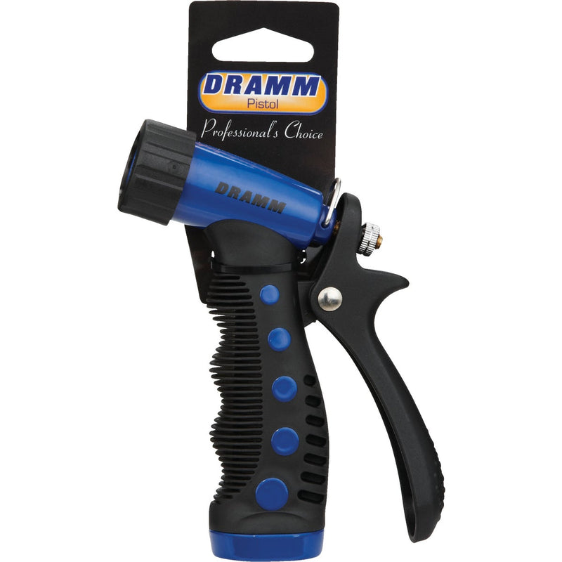 Dramm Heavy-Duty Metal Pistol Nozzle, Blue