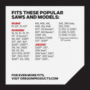 Oregon M72 SpeedCut Chainsaw Chain for 18-Inch Bar -72 Drive Links  fits Husqvarna, Dolmar, Jonsered and more