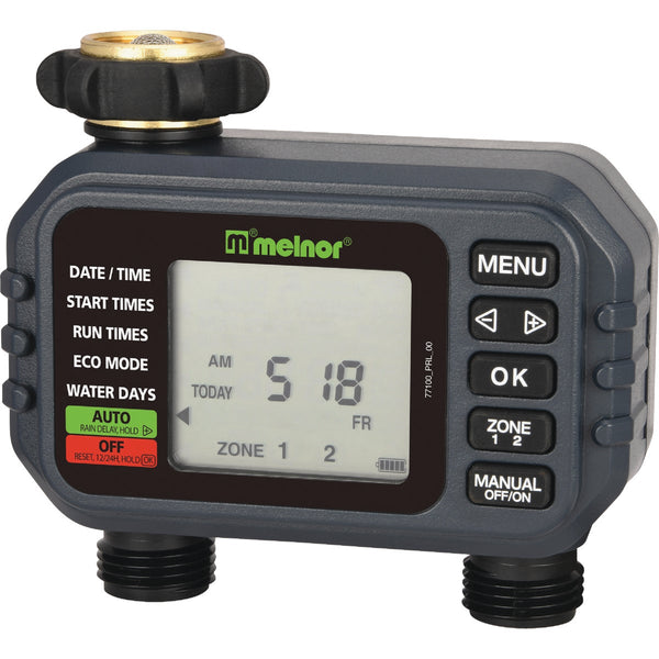 Melnor 2-Zone Digital Water Timer