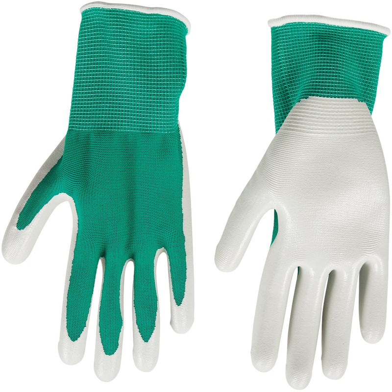 Best Garden Accent Women's 1 Size Fits All Nitrile Coated Garden Glove